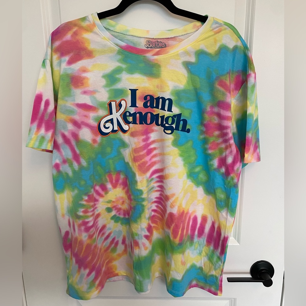 Barbie The Movie “I Am Kenough” Unisex Tie Dye T-Shirt